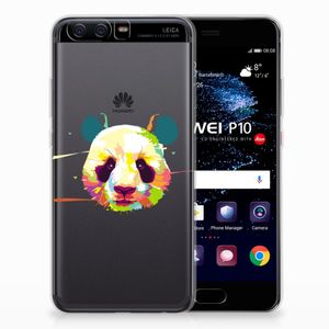 Huawei P10 Telefoonhoesje met Naam Panda Color