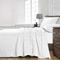 Primaviera Deluxe Bali - Wit 1-persoons (140 x 200/260 cm + 1 kussensloop) Dekbedovertrek