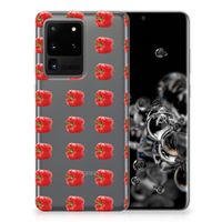 Samsung Galaxy S20 Ultra Siliconen Case Paprika Red