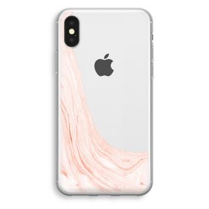 Peach bath: iPhone X Transparant Hoesje