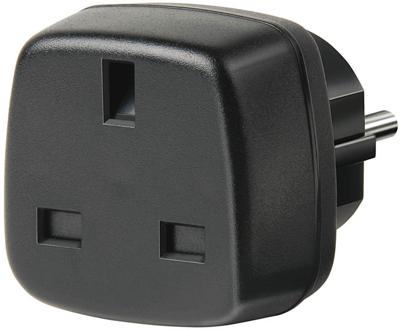 Brennenstuhl Travel Adapter GB/earthed netvoeding & inverter Zwart