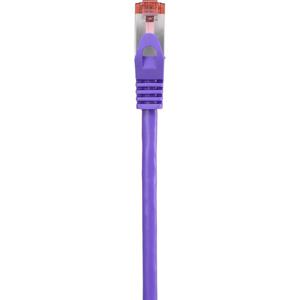 Renkforce RF-4724914 RJ45 Netwerkkabel, patchkabel CAT 6 S/FTP 0.25 m Violet Snagless, Vergulde steekcontacten, Vlambestendig 1 stuk(s)