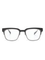 Mykita lunettes de vue Raymond à monture rectangulaire - Gris