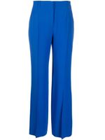 Alberta Ferretti pantalon de tailleur à coupe droite - Bleu