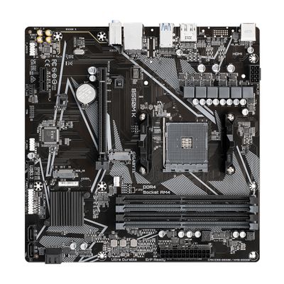 Gigabyte B550M K 1.0 Moederbord Socket AMD AM4 Vormfactor Micro-ATX Moederbord chipset AMD® B550