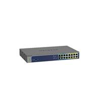 NETGEAR (GS516UP) 16-poorts Gigabit PoE Ethernet Switch (10/100/1000), RJ45-switch met 8 PoE-poorten en 8 PoE-poorten @ 380W, stil, desktop/rack en ProSAFE levenslange bescherming