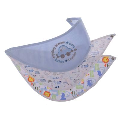 Gamberritos Slabbetjes Buses - Trucks - Cars 3 Stuks Blauw