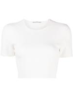 Alexander Wang Cropped T-shirt - Wit