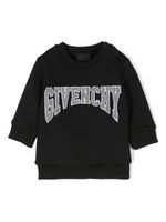 Givenchy Kids sweat à logo appliqué - Noir