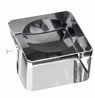 Bresser Glazen Standaard voor Fotobal transparant massief ontwerp Uitsparing 30mm Houder Fotografie Decoratie