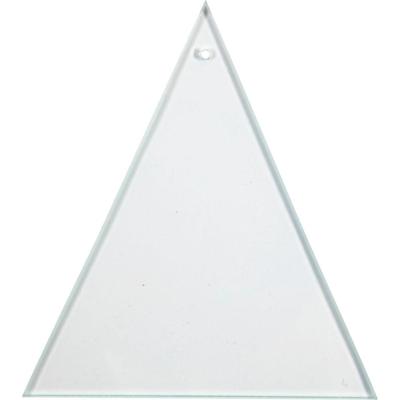 Creativ Company Glazen platen, afm 8x9 cm, dikte 3 mm, 10 stuk/ 1 doos