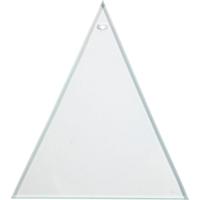 Creativ Company Glazen platen, afm 8x9 cm, dikte 3 mm, 10 stuk/ 1 doos