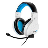 Sharkoon RUSH ER3 Headset Bedraad Hoofdband Gamen Zwart, Blauw, Wit