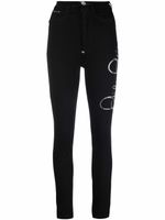 Philipp Plein legging à taille haute - Noir