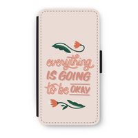 Optimistic flower girl: iPhone X Flip Hoesje