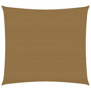 Zonnezeil 160 g/m 4x4 m HDPE taupe