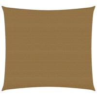 Zonnezeil 160 g/m 4x4 m HDPE taupe