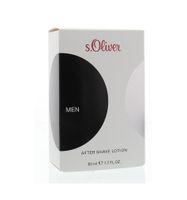 Man aftershave lotion splash