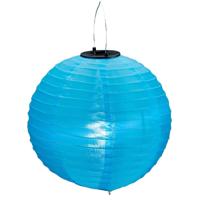 Blauwe solar lampionnen op zonne energie 30 cm
