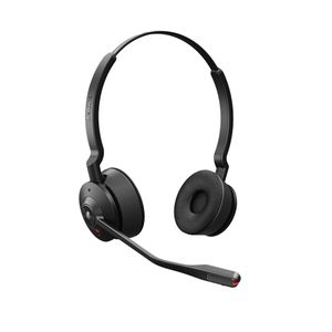 Jabra Engage 55 On Ear headset Telefoon DECT Stereo Zwart Volumeregeling, Microfoon uitschakelbaar (mute)