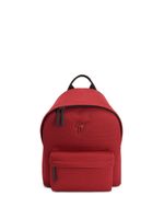 Giuseppe Zanotti sac à dos Bud à plaque logo - Rouge