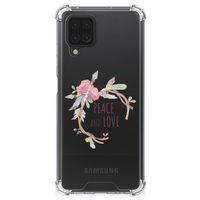 Samsung Galaxy A12 Stevig Bumper Hoesje Boho Text