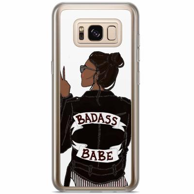 Samsung Galaxy S8 Plus siliconen hoesje - Badass babe