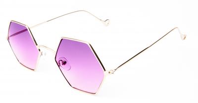 Kost zonnebril unisex goud/witgouud/paars (20 120A)