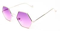 Kost zonnebril unisex goud/witgouud/paars (20 120A)