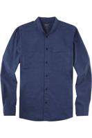 OLYMP Casual Regular Fit Overhemd marine, Effen - thumbnail