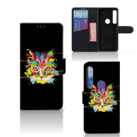 Motorola Moto G8 Plus Leuk Hoesje Cat Color