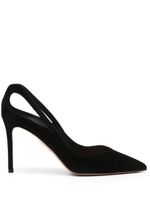 Aquazzura escarpins Xenya Sheeva 85 mm en daim - Noir