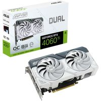 DUAL GeForce RTX 4060 Ti OC White Edition Grafische kaart