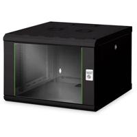 Digitus DN-19 07U-6/6-SW 19inch-wandkast (b x h x d) 600 x 420 x 600 mm 7 HE Zwart, Zwart (RAL 9005) - thumbnail