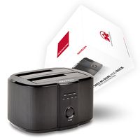 AXAGON AXAGON ADSA-ST Dual-Dockingstation, USB 3.0, 2x 2,5/3,5 SSD/HDD, SATA 6 Harde schijf-dockingstation - thumbnail