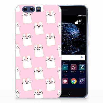 Huawei P10 Plus TPU Hoesje Sleeping Cats Huawei P10 Plus TPU Hoesje Sleeping Cats