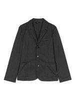 Emporio Armani Kids blazer à fines rayures - Gris