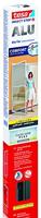 tesa Insect Stop ALU Comfort Vliegenhordeur - Aluminium frame en Clear View - Muggenbescherming zonder boren - Vliegengaas deur - Antraciet - 100 cm x 220 cm