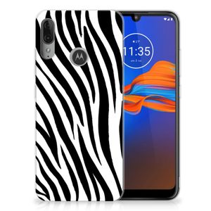 Motorola Moto E6 Plus TPU Hoesje Zebra