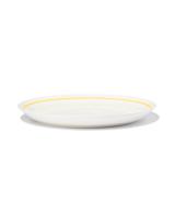 HEMA Ontbijtbord Ø21cm Tafelgenoten New Bone Wit Met Geel (White) - thumbnail