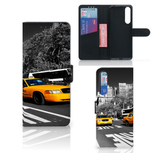 Sony Xperia 1 II Flip Cover New York Taxi