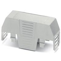 PHOENIX CONTACT EH 22.5 F-C CS/ABS GY7035 Draagrailbehuizing zonder aansluitopening, met ventilatieopeningen, 36,95 mm lengte, 22,6 mm breedte, 75,26 mm hoogte, lichtgrijs, 10 stuks
