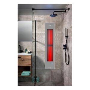 Xenz Feel Good Shower L infrarood inbouw 110x27 cm grijs