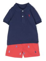 Ralph Lauren Kids ensemble polo-short à logo - Bleu - thumbnail