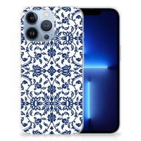 Apple iPhone 13 Pro TPU Case Flower Blue - thumbnail