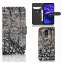 Huawei Mate 20 Lite Telefoonhoesje met Pasjes Krokodillenprint