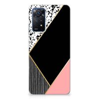 Xiaomi Redmi Note 11 Pro 5G TPU Hoesje Zwart Roze Vormen