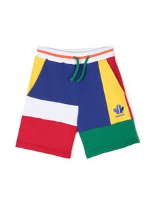 DSQUARED2 KIDS short de sport à design colour block - Bleu