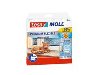 Tesa Tochtband - o profiel - 6m x 1-7mm - transparant