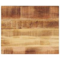 vidaXL Tafelblad rechthoekig 60x50x2,5 cm massief ruw mangohout, vervangend tafelblad, blad, vervangend houten tafelblad, meubelpaneel, houten blad
